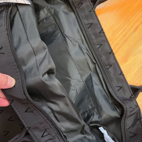 New NWT Victoria's Secret Black VS Tote Zip & Pink Scarf - Picture 7 of 8